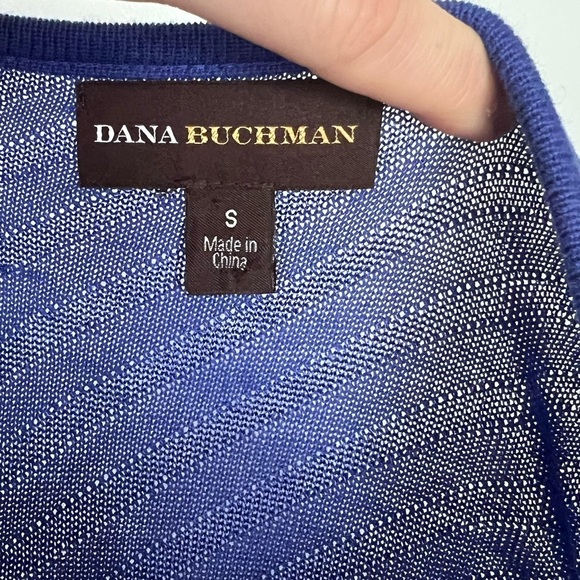 Dana Buchman - Womens Violet Long Sleeve Knit Top Sz SM - Picture 5 of 7